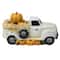 11.25" Truck with Pumpkins & Hay Tabletop Décor